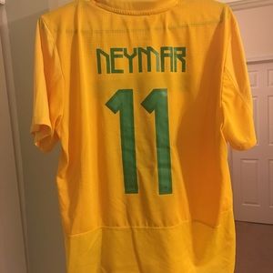 Brazil Neymar soccer jersey